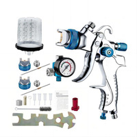 Pistolet de pulvérisation pneumatique HVLP avec buse de 1,4 mm, peinture automobile, couche de base, couche transparente, haute efficacité de transfert