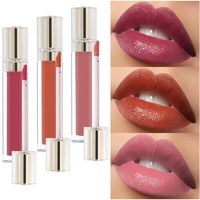 100 + Couleurs Luxe Lipgloss Maquillage Non Collant Rouge à Lèvres Repulpant Hydratant Brillant à Lèvres Logo Personnalisé Vegan Lipgloss