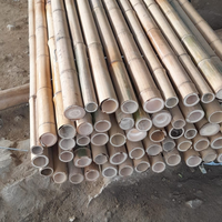 Panel de valla de bambú natural de fácil instalación, marco de madera tratado a presión para uso agrícola, producto de materias primas