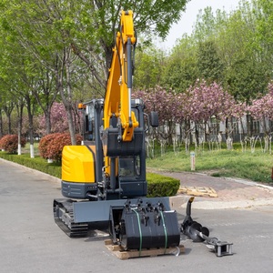 EPA EURO 5 CE piccolo Micro scavatore 4Ton cinese Mini escavatore con asta di oscillazione/condizionatore d'aria - Product Image 4