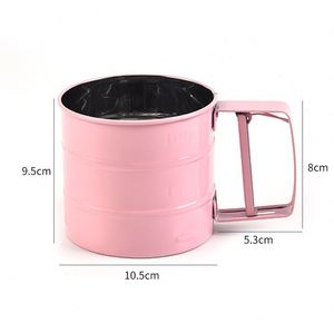 เครื่องร่อนแป้งสแตนเลสแบบมือถือ กึ่งอัตโนมัติ สำหรับทำขนม ขายดี - Product Image 2