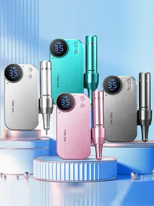 Portable Rechargeable Nail <b>Drill</b>, Professional Electric Nail File for Thick Acrylic Nails, Salon & Home Use - Product Image 1