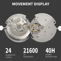 Fabricant de montres-bracelets en titane OEM personnalisées, mécaniques, automatiques NH38, squelette, avec roue d'équilibrage et aiguilles heures et minutes séparées