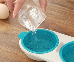 Articles d'oeufs pochés Articles d'oeufs pochés créatifs Four à micro-ondes Moule à oeufs à la coque Outils de cuisine - Product Image 4