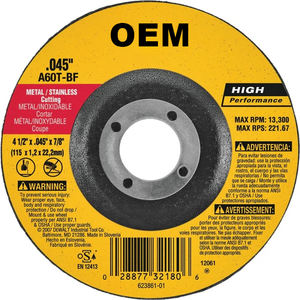 115 अपघर्षक व्हील कटिंग डिस्क - Product Image 6