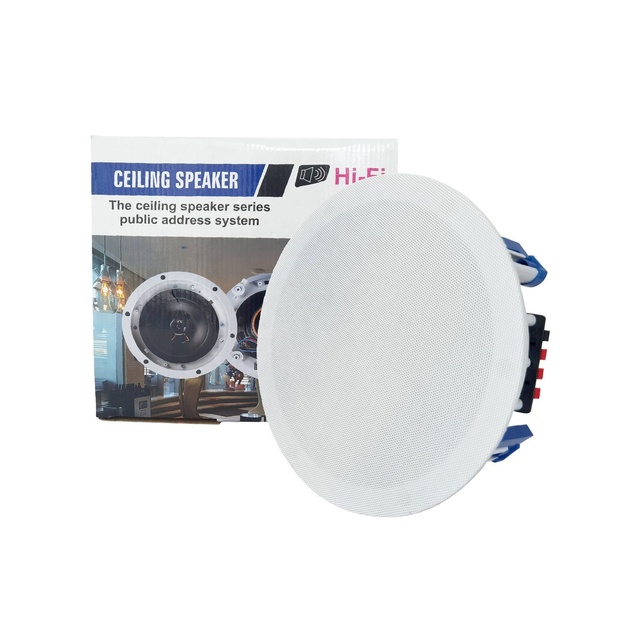 OEM/ODM 6.5 Inch 20W Coaxial Ceiling Speaker PA System Metal Magnetic Grille Perfect Sound Quality for Hotel School Factory Mall