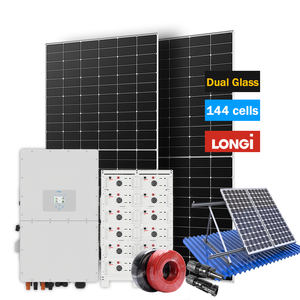 Système solaire tout-en-un empilable de 30 kW avec batterie, panneau solaire de 5 kW, système solaire hybride complet hors réseau de 10 kW <span class=keywords><strong>pour</strong></span> la maison - Product Image 1