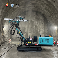 Foreuse hydraulique sur chenilles pour le forage de tunnels, machine de forage de roche pour la construction minière souterraine, le forage d'ancrages et de trous de dynamitage