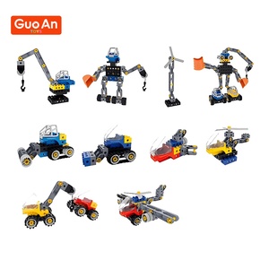 Guoan ของเล่นเพื่อการศึกษา DIY เครื่องจักรแบบเรียบง่ายการเรียนรู้เกียร์ชิ้นส่วนเครื่องจักรวิศวกรรมชุดของเล่นไอน้ำชุดตัวต่อสำหรับเด็ก - Product Image 4