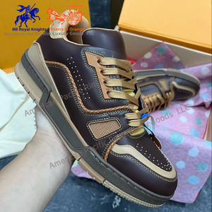 Zapatillas Deportivas Casuales de Cuero Genuino, Zapatillas de Baloncesto Unisex de Alta Calidad, Zapatillas de Skateboard para Hombre, Estilo para Caminar - Product Image 5