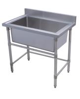 Éviers de cuisine en gros à cuve simple ou double, modernes, en acier inoxydable 304, pour cuisine, extérieur et buanderie, avec pare-éclaboussures