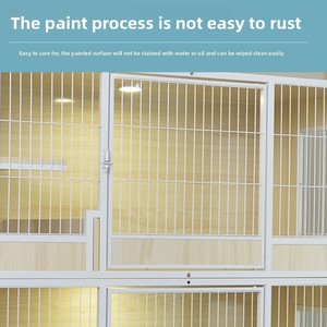 Casa para Gatos de Madera Maciza, Espacio Extra Grande, Resistente a la Humedad, Jaula para Gatos, Casa para Gatos de Interior, Nido para Gatos, Gabinete para Gatos - Product Image 5