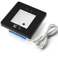 OEM Profesional Auto USB Escritorio Escáner de código de barras 1D 2D Lector de código de barras con cable para el precio Código QR Control DE ACCESO Producto en venta