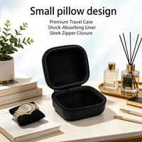 Étui de voyage pour montre, boîte de rangement pour une seule montre, étui portable pour montre-bracelet pour hommes, femmes, montres de couple