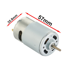 Motores de Imán Permanente de Alta Velocidad DC12V <span class=keywords><strong>RS</strong></span> 550 18V 12 Dientes RS550VH con Conmutación por Escobillas - Product Image 5