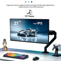 Moniteur PC de bureau 27 pouces 1920*1080 100Hz 120Hz, temps de réponse de 5 ms, base fixe, panneau IPS, écran d'ordinateur LCD