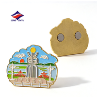 Longzhiyu, 20 ans d'expérience, souvenirs touristiques, cadeaux personnalisés, aimant de réfrigérateur 2D personnalisé, aimant de réfrigérateur en métal émaillé doux