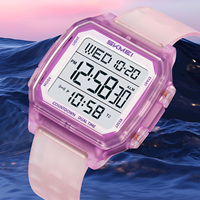 SKMEI 2515 Sport Digital LED Wasserdichte Jelly-Uhr mit Chronograph
