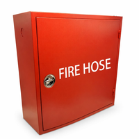 Armoire pour enrouleur de tuyau d'incendie 750 mm x 250 mm, épaisseur 1 mm, équipement de lutte contre l'incendie