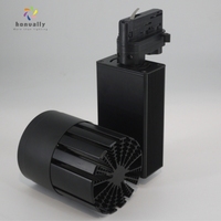 10w 20w 30w 40w 50w cob track light 1phase 3 phase adaptor klasik track light untuk toko