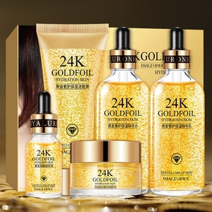 Set di Siero all'Oro 24K Bestseller, <span class=keywords><strong>Kit</strong></span> per la Cura del <span class=keywords><strong>Viso</strong></span> Idratante, Nutriente e Levigante - Product Image 2