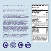 Sachets de mélange de boisson électrolytique en marque blanche/OEM |   Zéro sucre 0 calorie |   6 électrolytes + vitamine C |   5 saveurs |   20 bâtonnets