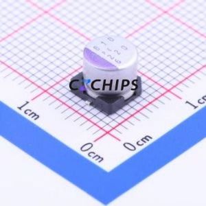 Condensateur solide SMD 6SVPE220M, D6.3xL5.9mm (Capacité : 220uF) (Précision : 20%) Tension nominale : 6.3V - Product Image 1