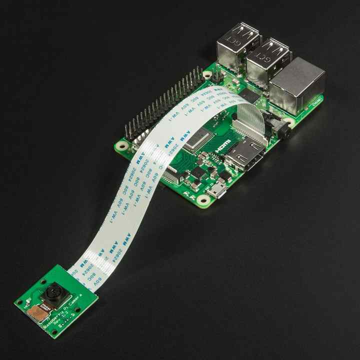 5 Megapixels Raspberry Pi Camera Module 1080p OV5647 Sensor with 6 inch 15 Pin Ribbon Cable for Model A/B/B+, Pi 2, 3, 3B+ PI4