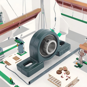 Roulement à palier monté CNZ, série UCP204-UCP211, lubrification par graisse - Product Image 3