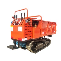 0,8 T 800kg Selbst laden der Raupen kipper Mini Crawler Dumper Diesel Transporter Dumper