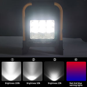 50 Вт 100 Вт Солнечный рабочий свет портативный светодиодный отражатель прожектор USB Перезаряжаемый SOS аварийный кемпинг свет - Product Image 6