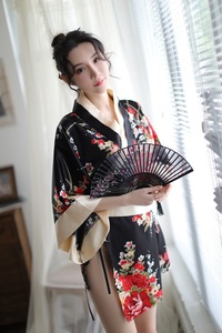2026 Ensemble de lingerie kimono sexy pour femmes et adolescentes, style japonais, avec Obi et culotte - Product Image 5