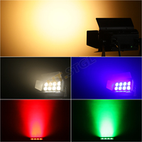 Projecteur LED Blinder Wash 8x50W RGBW 4-en-1, Éclairage de Scène Extérieur Étanche IP65, DMX512, pour Concerts et Événements, Location et Vente en Gros Professionnel