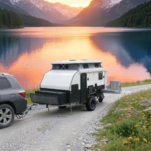 Caravane tout-terrain mini légère australienne de 13 pieds avec suspension indépendante, design moderne, lits confortables - Product Image 3