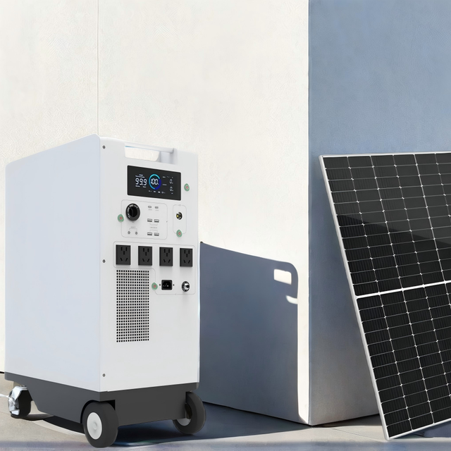 All One  Inverter Power Station 5.12kWh Mobile Solar Energy Storage System MPPT Controller Home Use UPS Backup for Africa