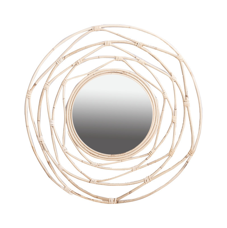 Miroir en rotin modèle B 50cm