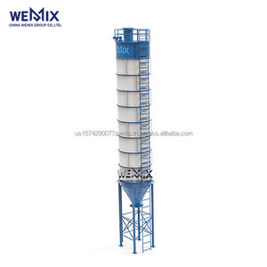 Silo de cemento tipo panel 150 T Silo de cemento de 150 toneladas Tanque de cemento ensamblado Silo de montaje rápido - Product Image 1