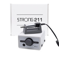 Micromoteur dentaire de laboratoire de type E 211+108E, origine coréenne, OEM 2032, puissant, basse vitesse, 35000 tr/min, portable, électrique, pour polissage de la cire et de la prothèse dentaire