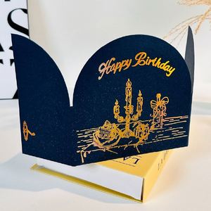 Ailes d'ange 3D avec lumière LED et musique, carte de vœux pour anniversaire ou fête, divers articles de fête et cadeaux de mariage. - Product Image 4