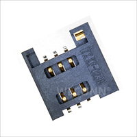 WECONN WL-KF-023B 6PIN+2 H=3,70mm Push-Pull-Erkennungsschalter SIM-Karten-Anschlussbuchse SMT Anpassbar RoHS/REACH-konform Hochwertig