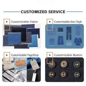 <span class=keywords><strong>Jeans</strong></span> décontractés unisexes vintage de haute qualité, coupe droite ample, délavés à la pierre, pour hommes et femmes, style streetwear, hip-hop, denim - Product Image 6