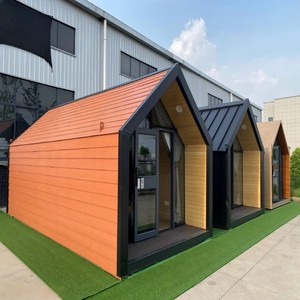 Casa Container Prefabbricata Modulare con Tetto Triangolare, Kit Struttura in Acciaio Zincato 20ft, Abitazione Triangolare - Product Image 5