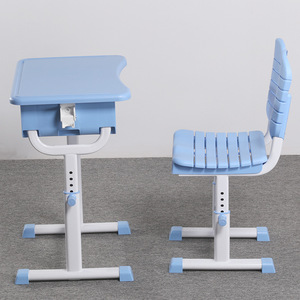 National Industry Kids Desk And Chair Set KD01 Height Adjustable <b>ABS</b> Material School Furniture For Primary Students - Product Image 1
