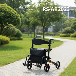 Alat Bantu Jalan (Rollator) untuk Pusat Terapi Fisik, Ringan, Dapat Dilipat, Alat Bantu Mobilitas untuk Kenyamanan dan Kemudahan Penggunaan Pasien - Product Image 1