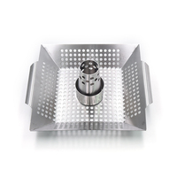 Panier de cuisson vertical pour poulet, support à canette de bière, grille de rôtissage, panier de barbecue, support de cuisson pour dinde