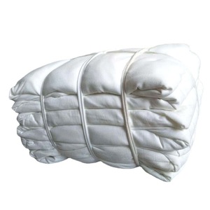 Chiffons de nettoyage industriels blancs 40x40 mm en mélange coton-polyester, absorbants pour l'élimination des taches d'huile - Product Image 4