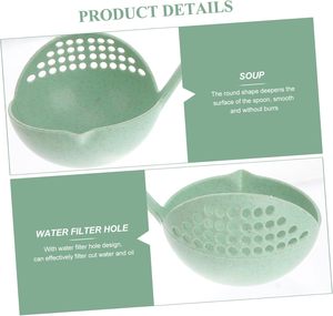 Passoire en maille PC 2-en-1 avec cuillère à fondue et couvercles à long manche, écologique, taille personnalisée, lavage à la main uniquement, ustensile de cuisine pour la maison - Product Image 3