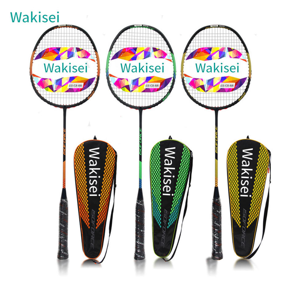 Kamachi Bron Graphite Racket Professional Durable Eco-Friendly Luxury Carbon Shaft Sublimation ...