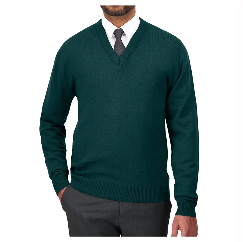 2023 New Company Employee Office White-collar Worker Business Uniform Men's Other V Neck Uniform Sweater