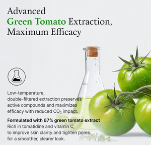 Masque Nettoyant Vegan à la Tomate Verte et au Thé Vert 120ml – Masque Facial Purifiant en Profondeur pour Tous Types de Peau – Formule Herbal - Product Image 3